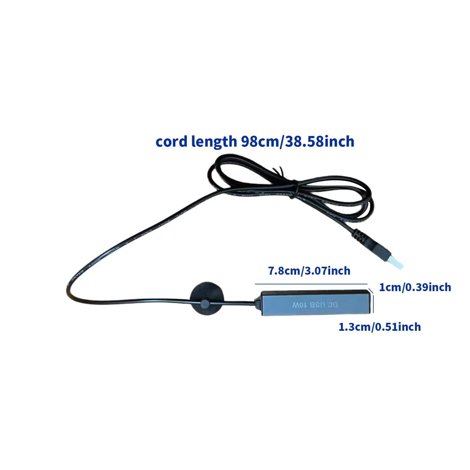 Submersible Aquarium Heating Rod Thermostat Compact Stainless Steel Heater with Automatic Temperature Control for Small Tanks