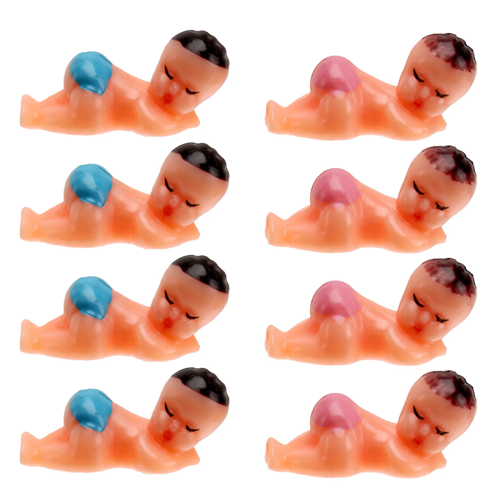 100 Uds Baby Shower baño de cubitos de hielo 1,8X0,8X0,8Cm juego de plástico para niños pequeños para coordinación mano-ojo regalo divertido recién nacidos niños niñas