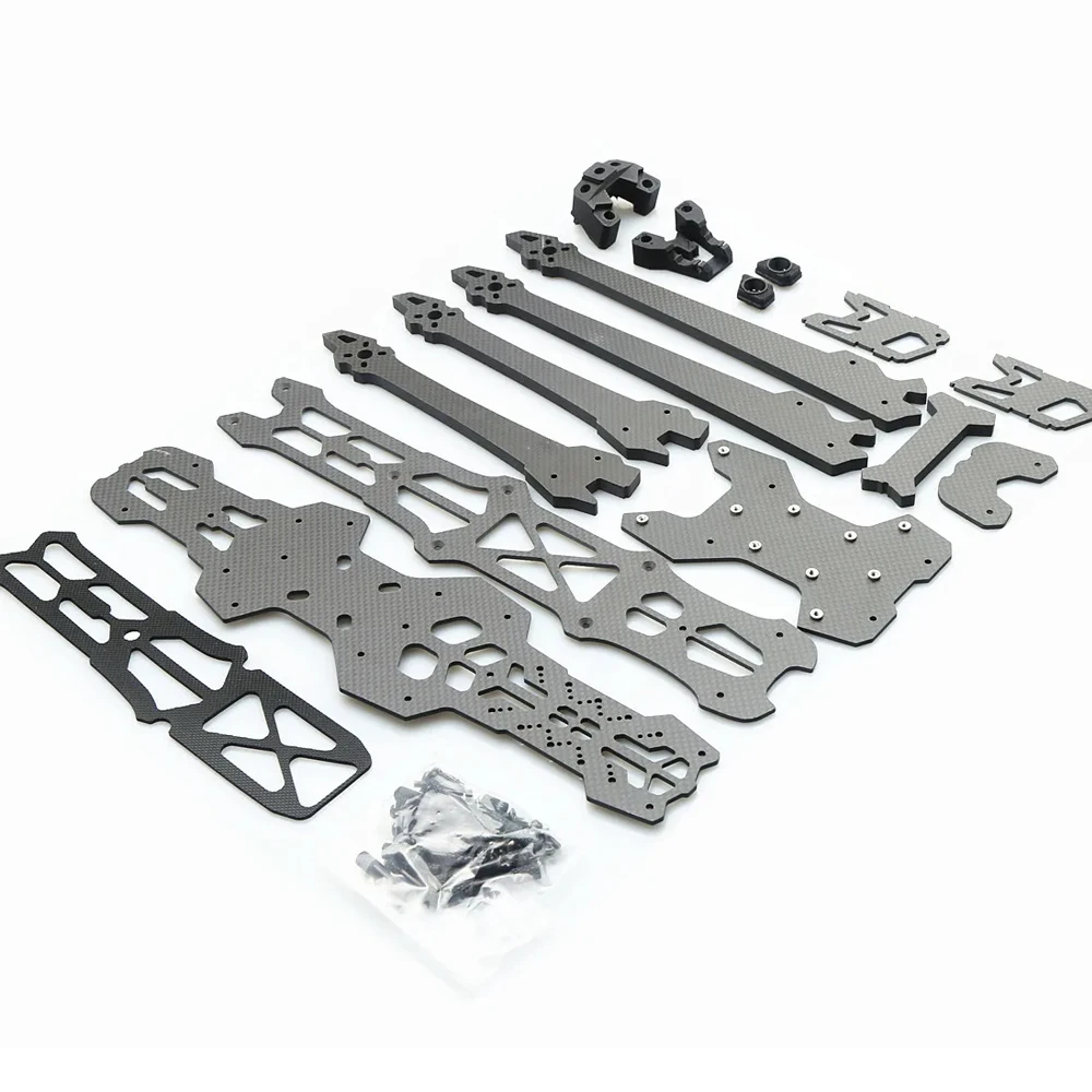 GK-V3 GK 10 pulgadas/13 pulgadas/15 pulgadas 3K Carbo Firber FPV Drone Kit de marco para RC de largo alcance FPV Racing Drone Accesorios