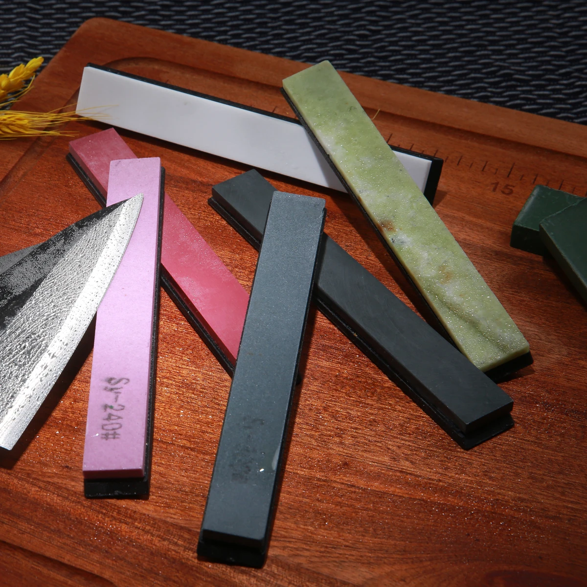 240#-10000# Grit Knife sharpening stones Fixed angle Knife sharpener whetstone 6\