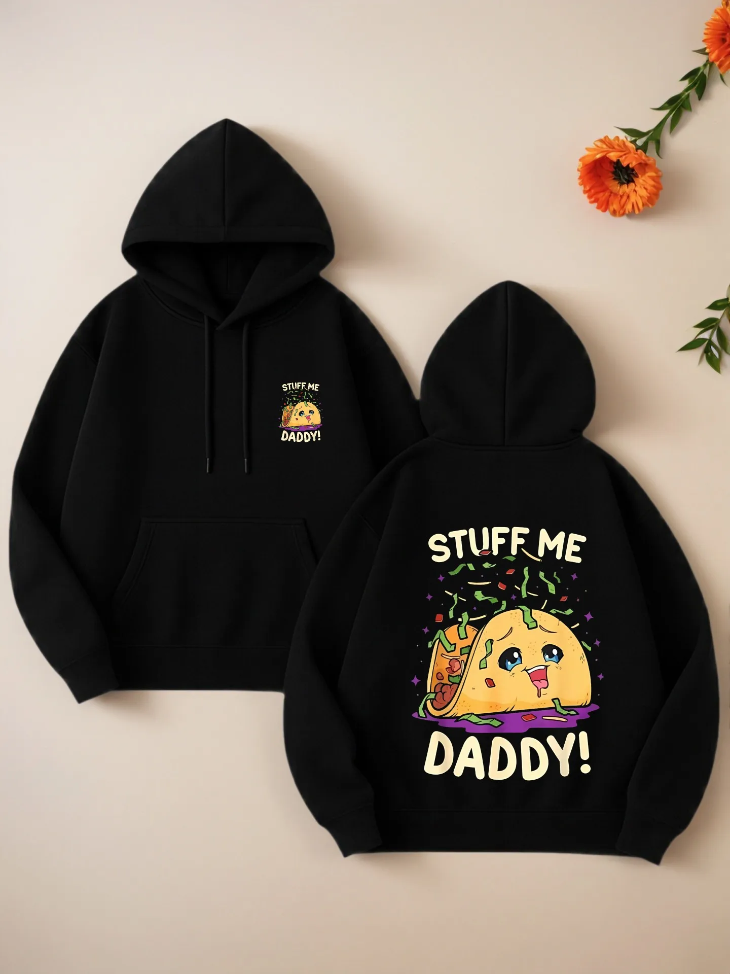 

Graphic Hoodie Women, Cute Cartoon Print, Casual Aesthetic, Soft Fabric, Casual Everyday Wear, For Men Teens College Students