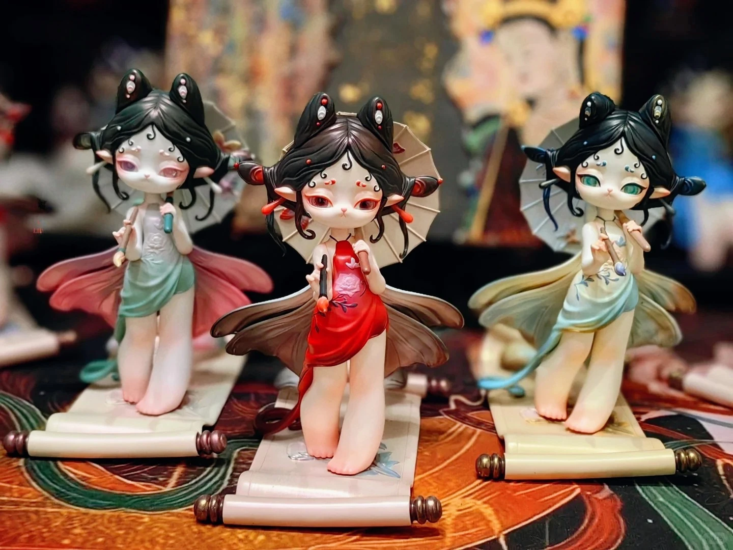 Ninimo coleção caixa cega boneca figura brinquedo vintage deslumbrante menina designer personalizar coleção presente diy