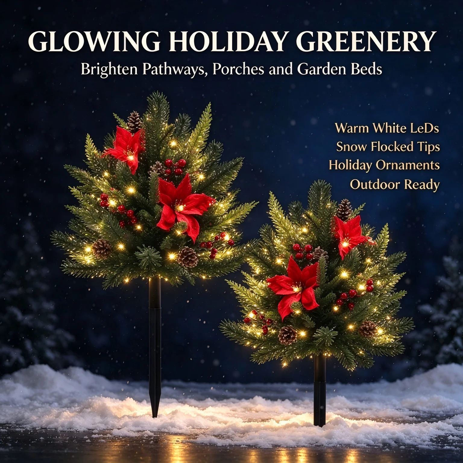 Christmas Tree Artificial - 2PCS 24