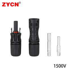 IP68 1500V 30A/50A fotowoltaiczny solarny złącze kabel z wtyczką męskie i żeńskie panele i systemy fotowoltaiczne 2.5/4/6mm2