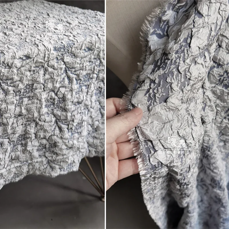 

Дизайнерская жаккардовая ткань для шитья своими руками, комплект костюма, пальто, платье, креативная модная одежда, дизайн, ткань, материал