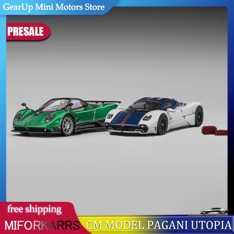 

Новая модель Cm 1:64 Pagani Utopia Pagani Zonda F, миниатюрная литая модель из сплава, игрушка-модель спортивного автомобиля Pagani, украшение, подарок для детей