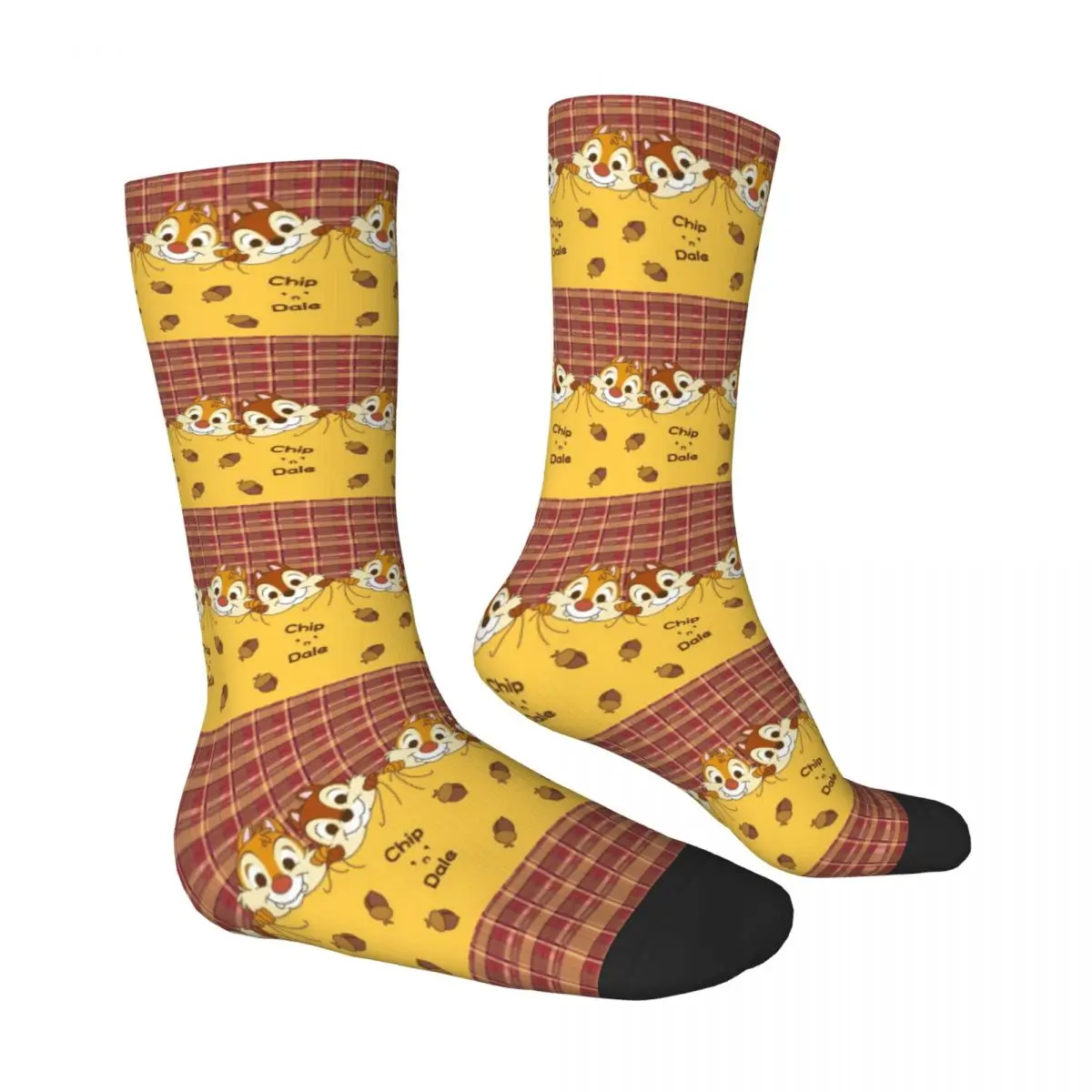 Squirrel Animation Cartoon Socks Autumn Stockings Kawaii Unisex Men Soft Socks Design Running Sports Non-Slip Socks