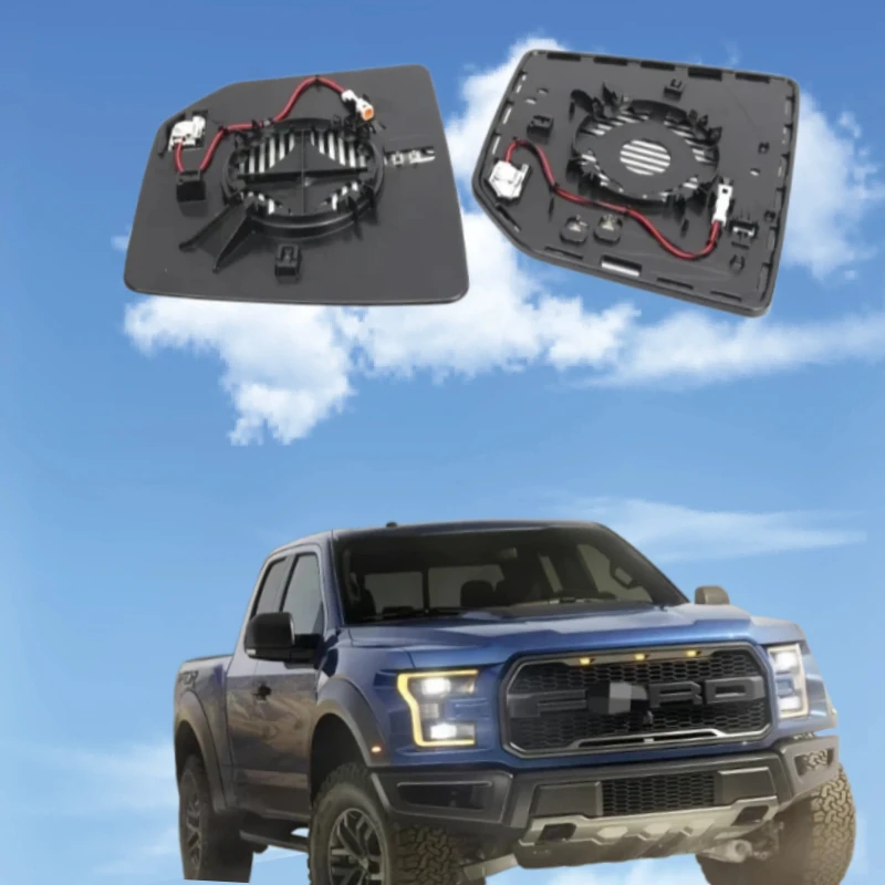 

For Ford F-150 F150 XL King Ranch Platinum Raptor SuperCrew 2015-2020 with Blind Spot Side Heated Clear Door Wing Mirror Glass