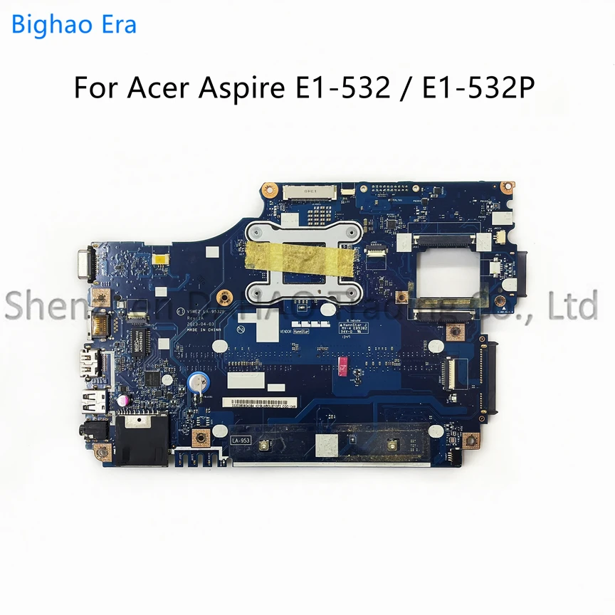 V5WE2 LA-9532P For Acer Aspire E1-532 E1-532P Laptop Motherboard With Intel i3 i5 i7 CPU DDR3L NBMFM11008 NB.MFM11.00E 100% New