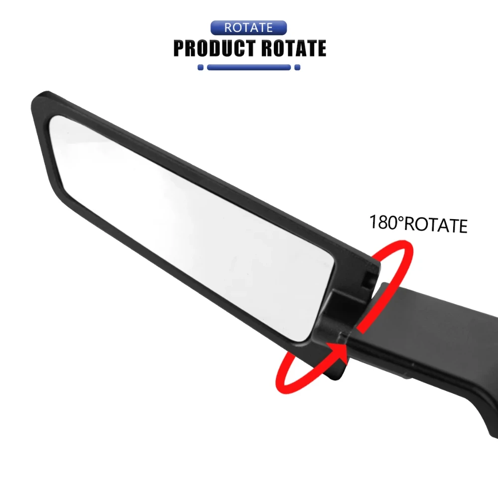 Motorcycle Mirrors Stealth Winglets Mirror Kits Adjustable Rear View Mirrors For YAMAHA MT-07 MT-09 SP MT 07 09  MT09 SP