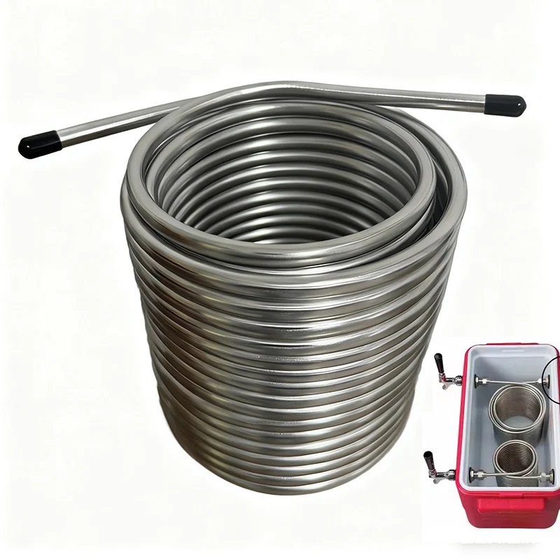 Stainless Steel Jockey Box Dual Coil 5/16