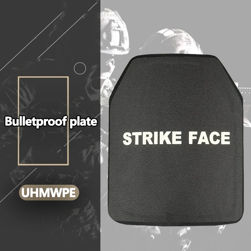 NIJ Class IIII Pure PE Bulletproof Plate 25X30CM  Ballistic Plate Tactical Insertion Plate Backpack Deck Body Armor