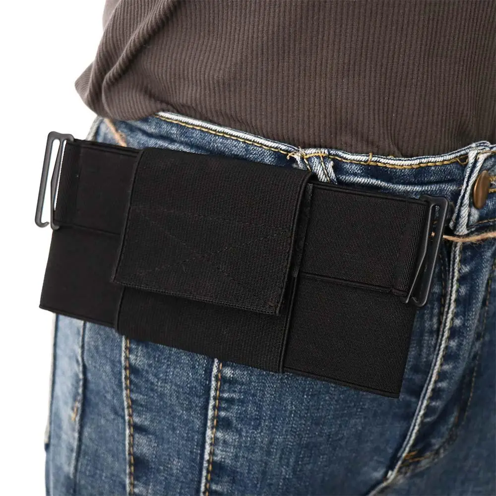 벨트 파우치 폰 도난 방지 여성용 패니 백 남성용 사이클링 방수 허리 가방 인비저블 웨이스트 팩 범백 허리 벨트 파우치