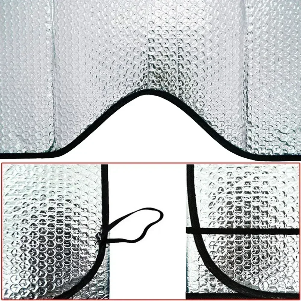 Auto-Sonnenblenden für Vorne und Hinten, Windschutzscheiben-Sonnenschutz für den Sommer, Wärmeisolierung, Fenster-Sonnenschutz, Auto-Innenraum-Sonnenblende – Detail 3