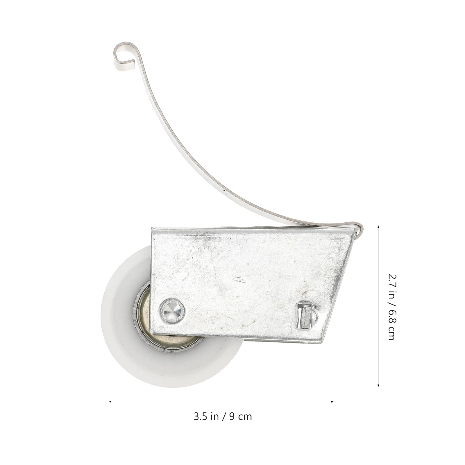 Sliding Door Wardrobe Pulley Roller Kit Stainless Steel Durable Electroplating Surface Wear Resistant Corrosion Smooth Silent