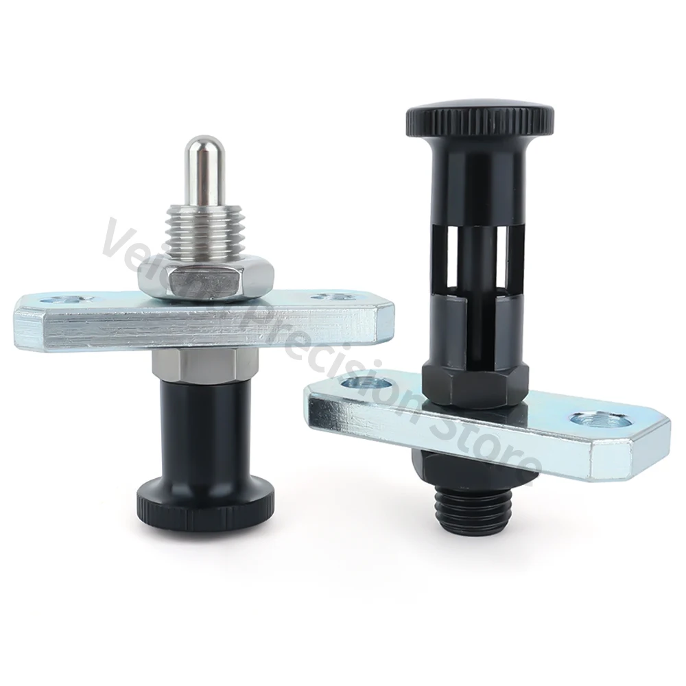 VCN242, Flanged Knob Plunger, Reset/Self-locking Indexing Plunger, Spring Telescopic Plunger Pin, Locating Pin