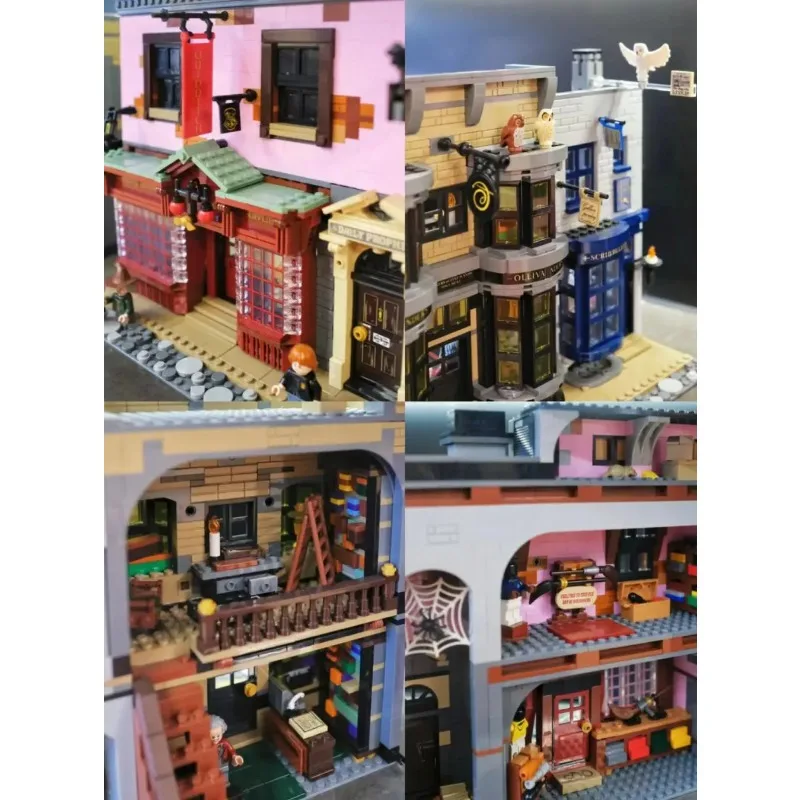 Adjacent Alley Street View Model The Ministry of 75978 Moc Modular Building Blocks Bricks Action Dolls Kid Christmas Toy 5544pcs