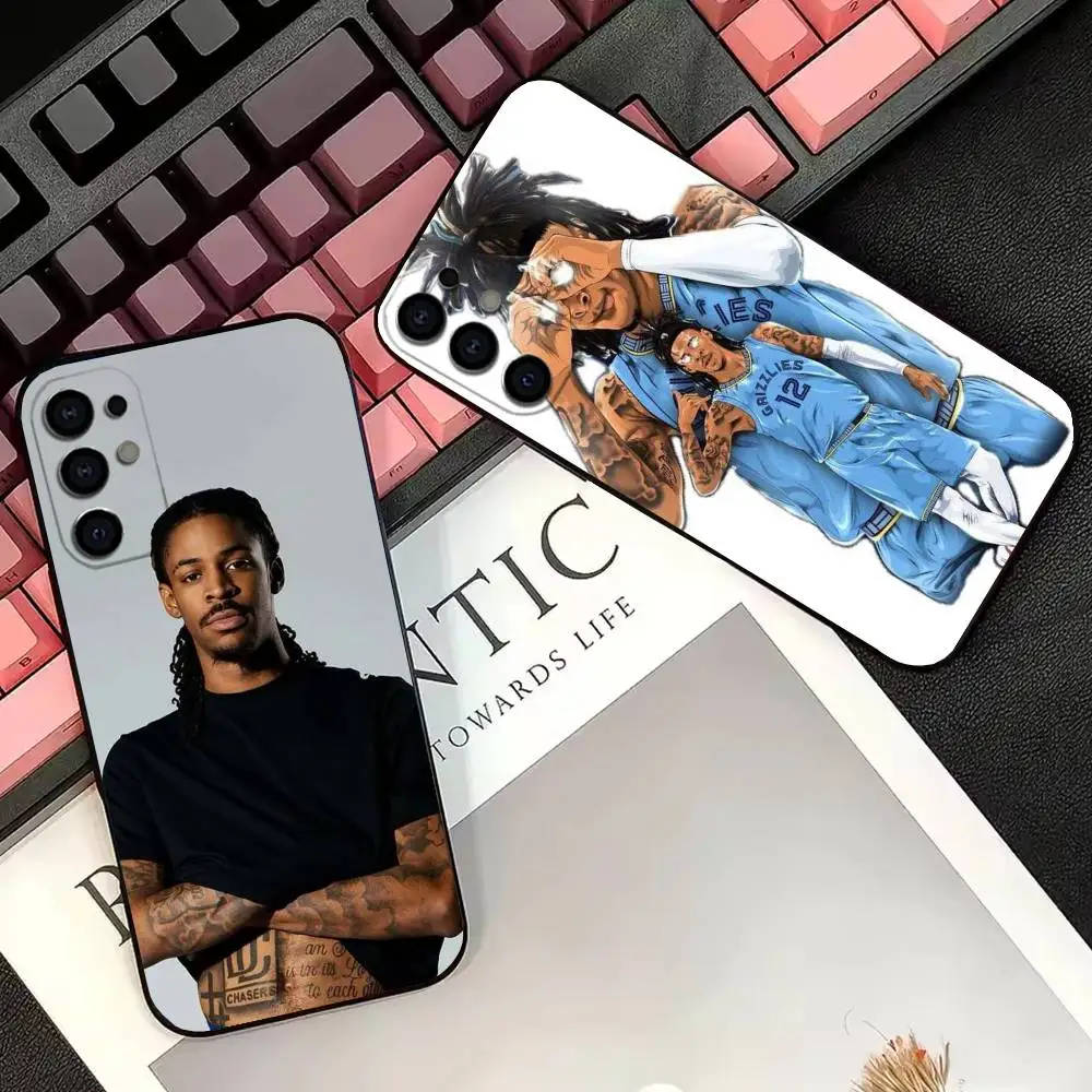 Ja Morant1 Phone Case Transparent Silicone Soft For Samsung S25,S24,S21,S22,S23,S30,Ultra,S20,Plus,Fe