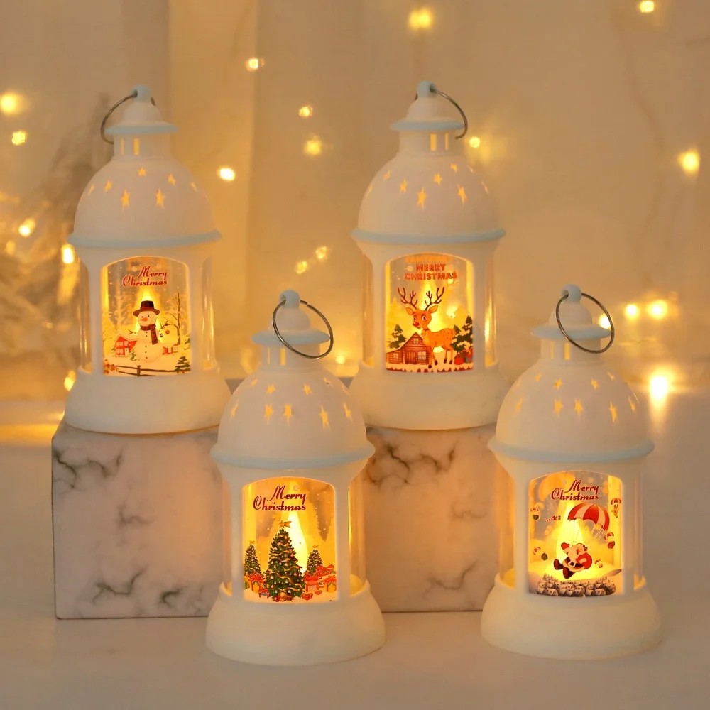 Festival Lantern High Quality Christmas Lantern Christmas Decorations Warm Desktop Ornaments For Get-Togethers Ktv Party