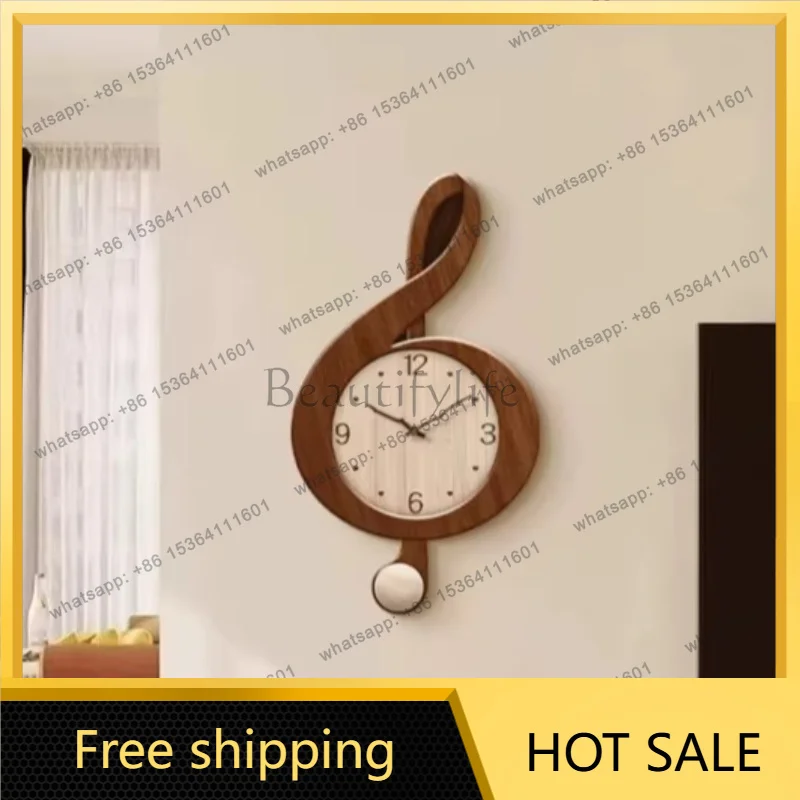 LJY Xenomorph Vintage Wall Clock Nordic Simple Fashion Art Mural Silent Wall Watch For Living Room Home Decoration