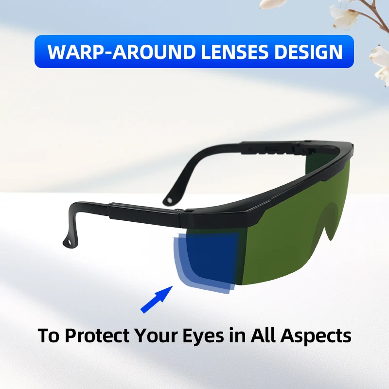 1 шт. защитные очки для лазера 200-2000 нм защитные очки для лазера IPL-2 OD + 4 стильные защитные очки