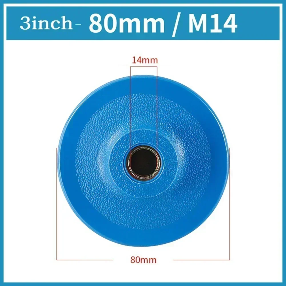 1 stücke 2/3/4 zoll Polieren Pad Schleif Disc Stützteller Selbst-klebe Disc Winkel Grinder tablett M10 M16 Gewinde Polieren Discs