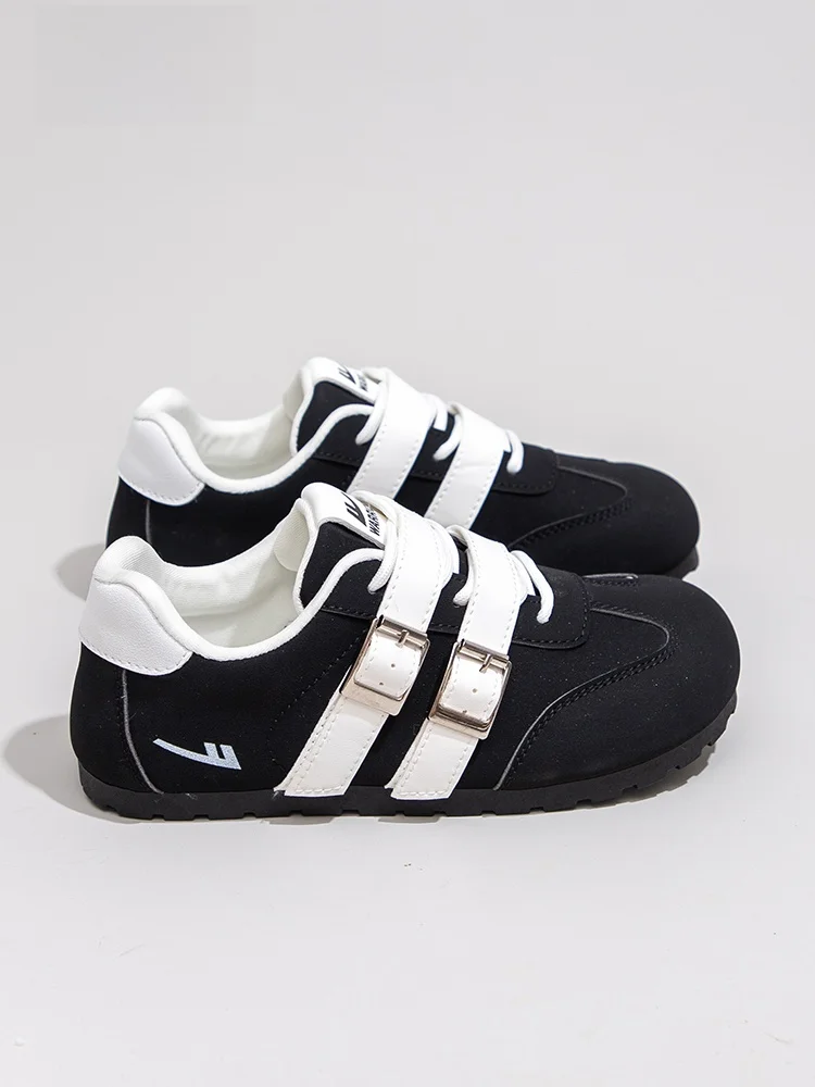

Warm Fce Lined Trainer oes Women's Spring Summer New Sle Thin Bot Retro oes Casual round Toe Glue Sti oes