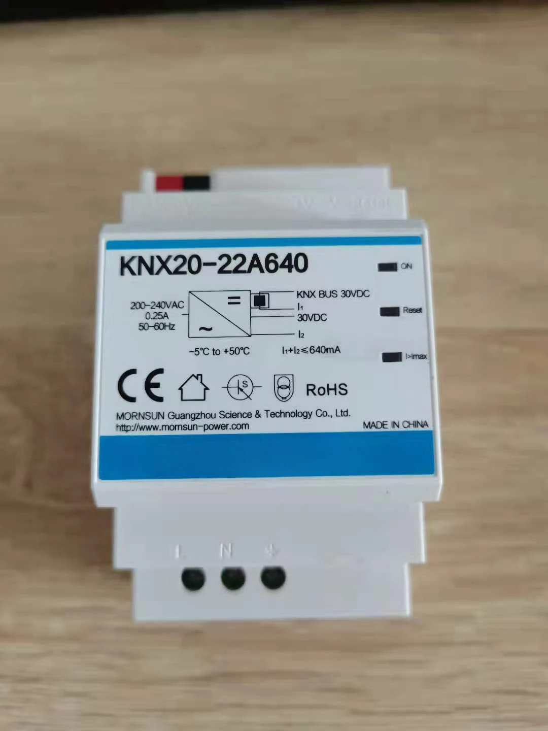 KNX20-22A640 Zasilacz magistrali AC-DC KNX 19.2W 30V640mA Izolacja 4KV