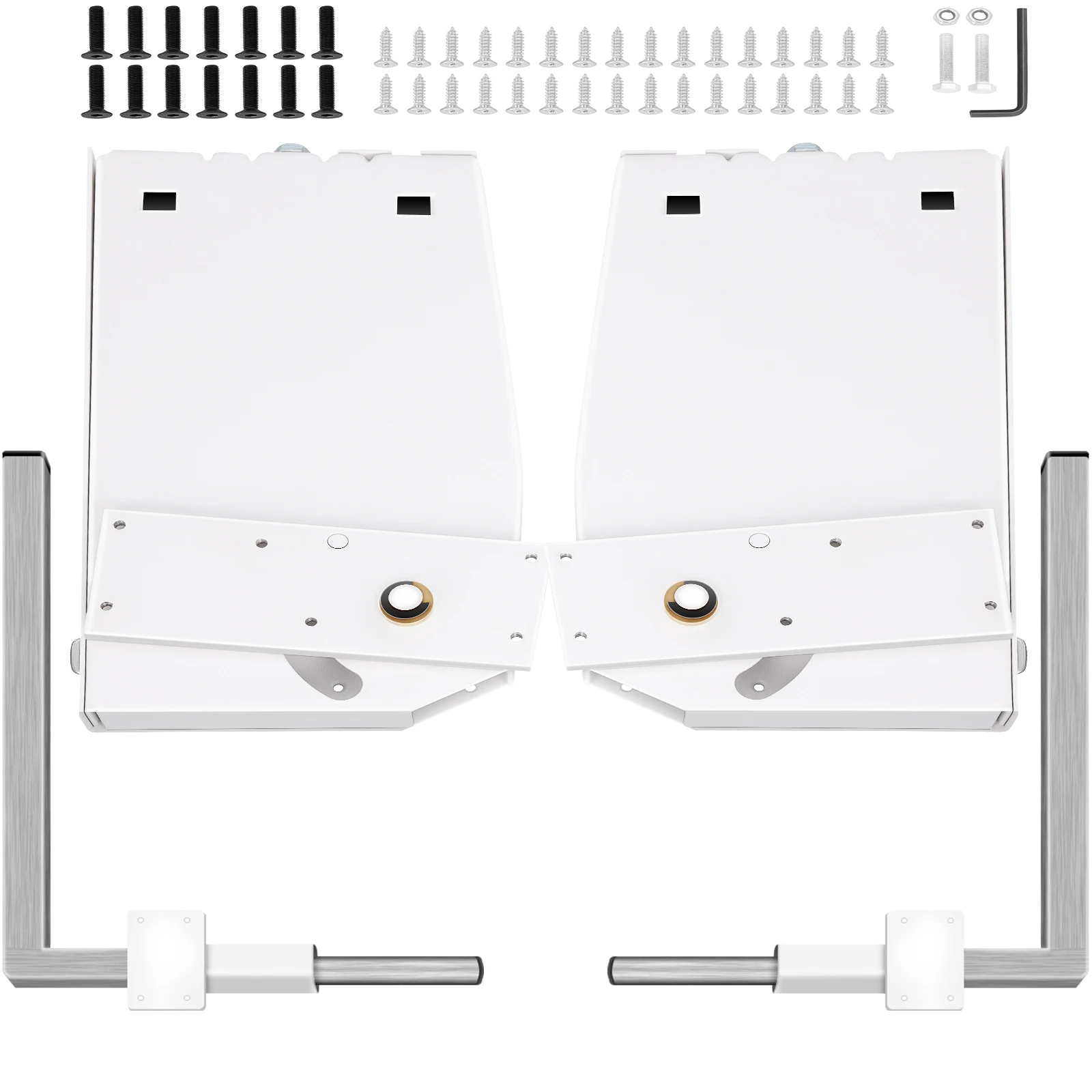 Kit Fai-da-Te SucceBuy per Meccanismo a Molle Murphy, Supporto Resistente per Letto King o Queen (Verticale), Bianco, per Casa