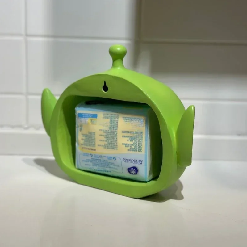 Boîte à mouchoirs Alien avec figurines de dessin animé Disney, modèle d'entrée de bureau créatif, ornements, rangement de décoration, cadeaux d'anniversaire, jouet