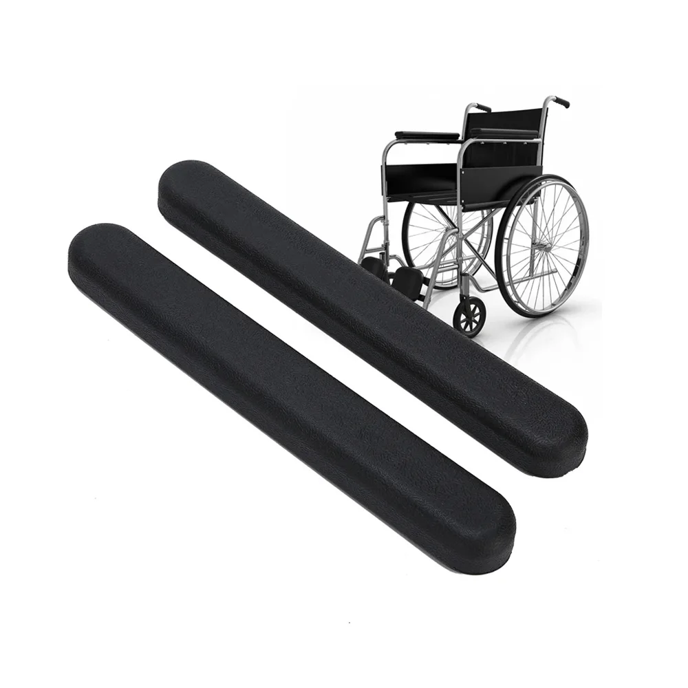 Universal Wheelchair Accessories Armrest with Screw Pad Replacement Wheelchair Leather Sponge Armrest Pad Wheelchair Accessories