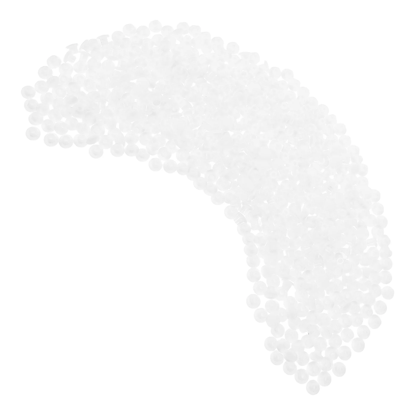 

500Pcs Round Hole Plug Covers for Furniture White Plastic Flush Type Plugs for Cabinet Screw Holes Decorative Caps