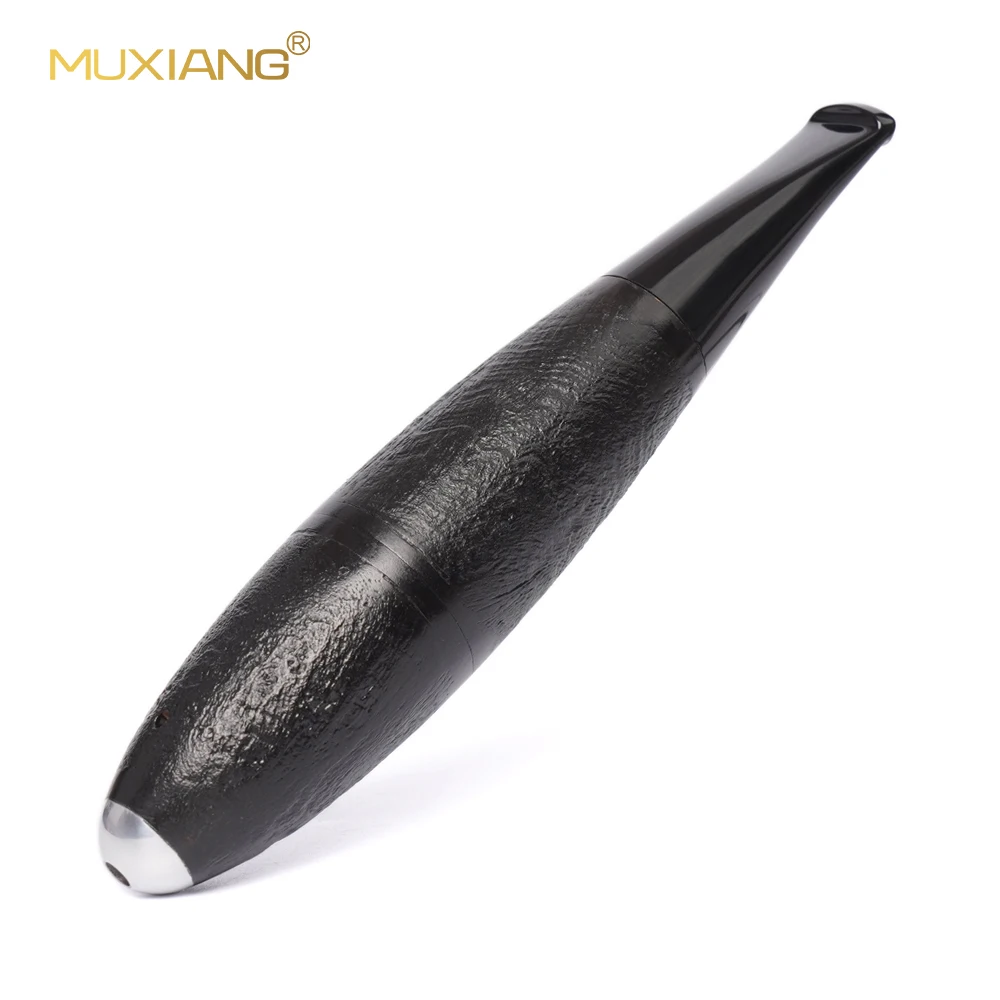 MUXIANG Portable Tobacco Pipe Briar Wood Pipe For Tobacco Detachable Gift Pipe Torpedo-shaped Cigar-pipe