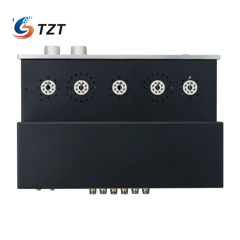 TZT KT88-K1 versión VU Meter/versión Bluetooth5.0 Clase A amplificador de tubo electrónico puro HiFi salida de 15Wx2 con 5 tubos de vacío