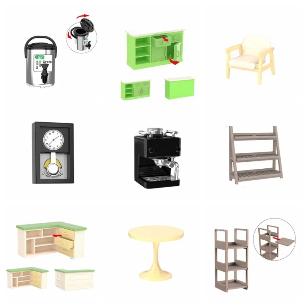 Household Dollhouse Miniature Furniture Accessories Shooting Props DIY Electrical Model Lifelike Supermarket Ornaments