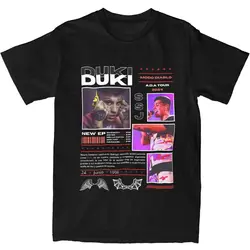 Men Duki ADA Tour 2024 T-Shirts Singer Rapper Cotton Clothes Summer Aesthetic Short Sleeve T Shirt Harajuku Tshirt Plus Size