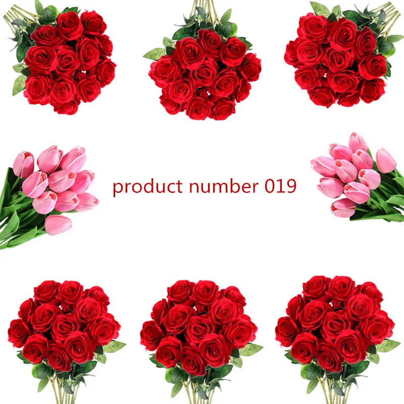 

product number 019//019 Fast shipping Safety Material High Quality product electric Sparkling customized fake flowers many kinds