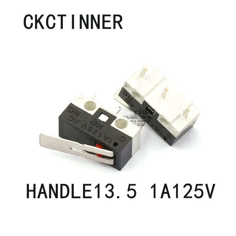 Microinterruptor de 3 pines, 10 piezas, botón de ratón, Interruptor táctil, mango de rueda de trípode, 1A, 125VAC