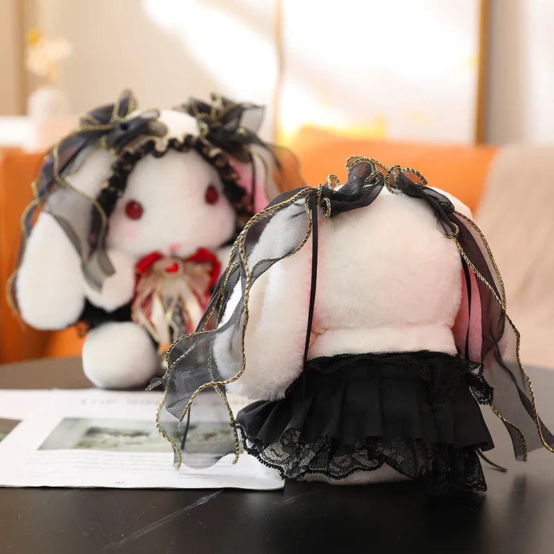 Kawaii lolita Kaninchen Plüschtiere beschwichtigen Puppe Stofftier Hase Plüsch tier Kinderspiel zeug Mädchen Kinder Geburtstags geschenke Baby Schlafs pielzeug