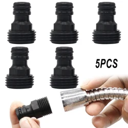 Threaded Fittings Threaded Joint Hydraulics Garden Plastic Quick Coupling Water Pipe 1/2inch 5pcs Faucet Adapter