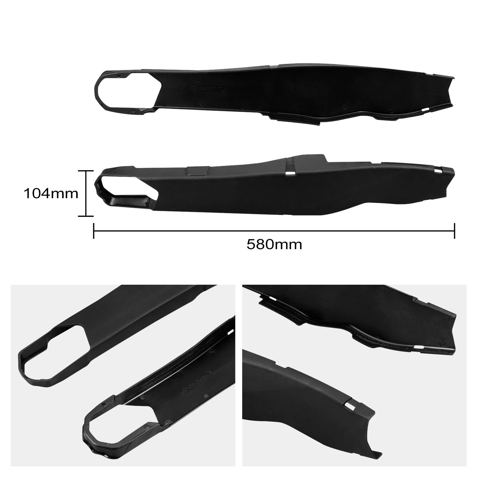 NICECNC For 2025 2024 KTM EXC 300 SX 125 SXF 450 EXCF 350 Husqvarna TE 300 TE 250  GasGas EC 300 Rear Swingarm Protectors Guard