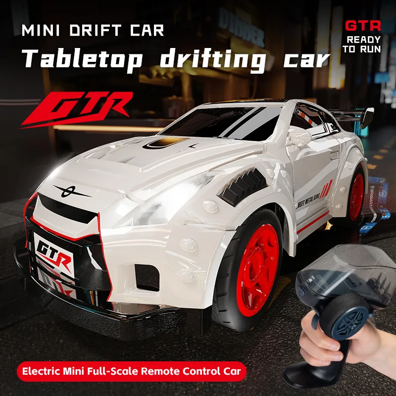 New Arrival 1:64 Scale RC Remote Control Car Drift Four-Wheel Drive High-Speed Rechargeable Simulation Toy Model for Kids