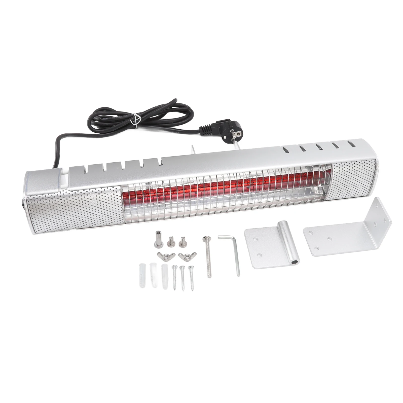 1500W Infrared Outdoor Electric Space Heater Wall Mounted Waterproof Patio Heater Electric Outdoor Heater Electric Patio Heater