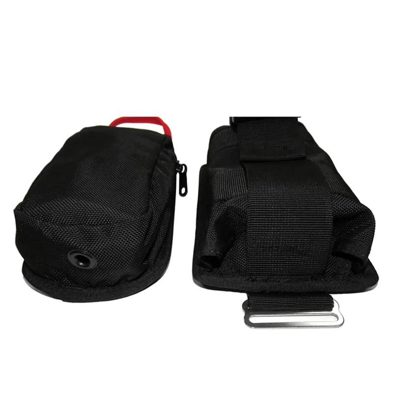 

4X Scuba Diving Spare 10LBS 4KG Weight Trim Pocket Bag For Technical Diving Sidemount BCD
