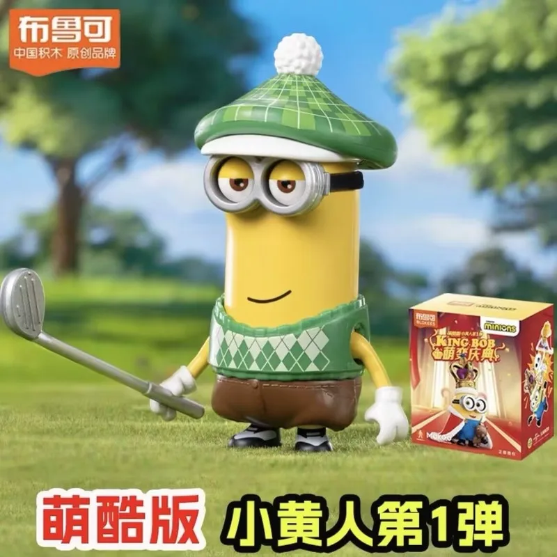 Blokees Minions Vol.1 Bob Dave Phil édition mignonne et Cool boîte aveugle figurines d'action jouets de collection à la mode cadeaux