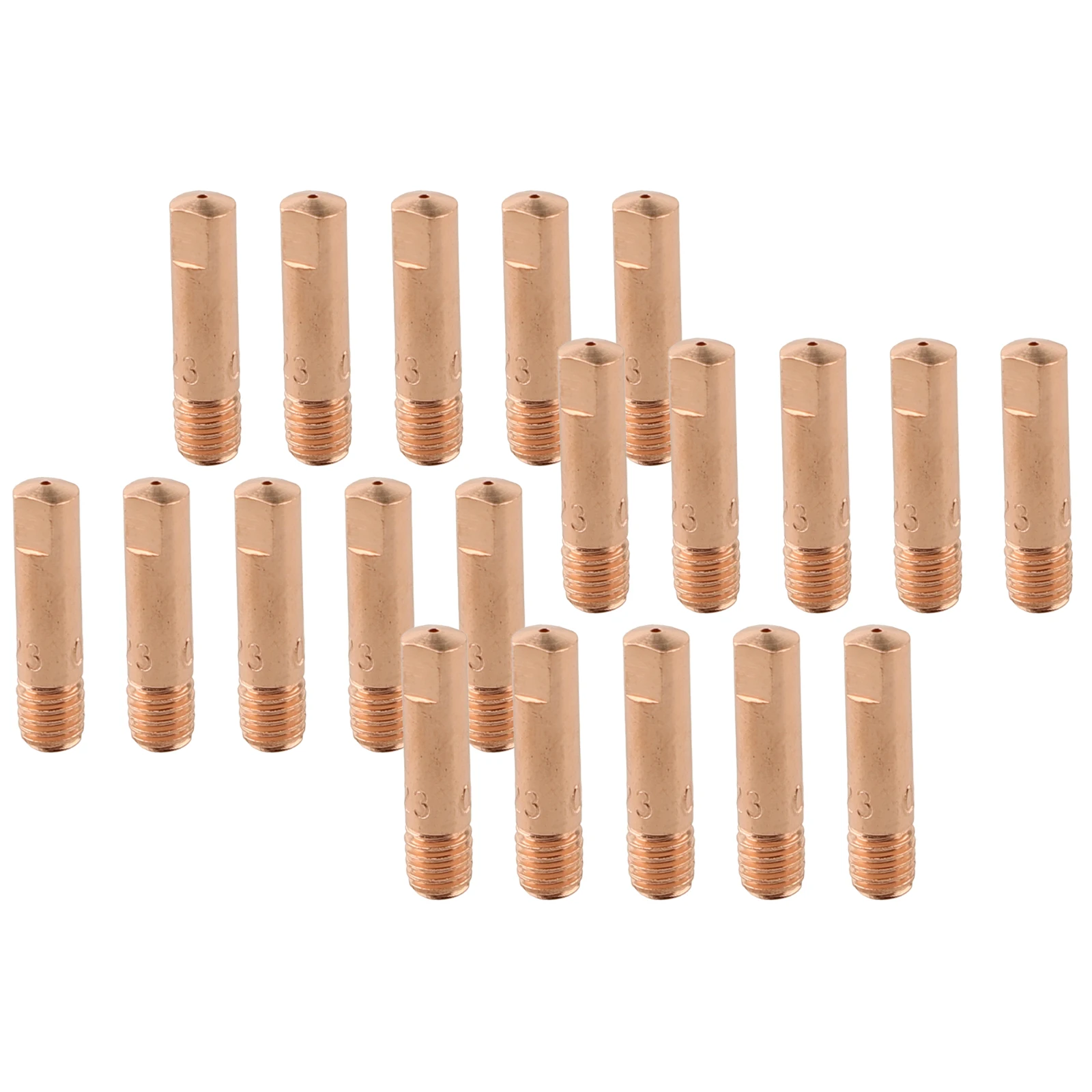20pc Set of Nozzles for MB15AK Welding for torch Designed with Inner Hole Processing for Optimal Performance 20pc