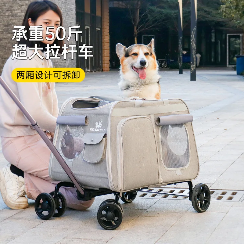 Super Pet Trolley Box Dog Outgoing Trolley Bag Large Cat Bag Multi Cat Outgoing Car Carrying Cage