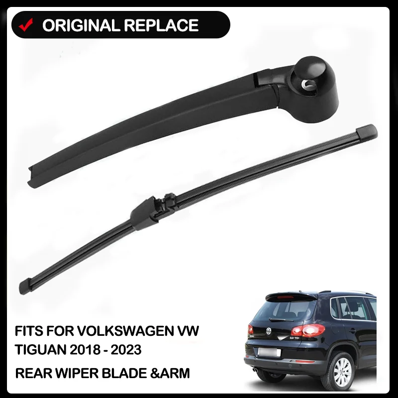 Rear Wiper Arm & Blade For VW Tiguan 2018 - 2023 OE 5NN-955-707-03C OEM Quality Set 335mm Rear Wiper Blade Refill 5NN-955-427-03