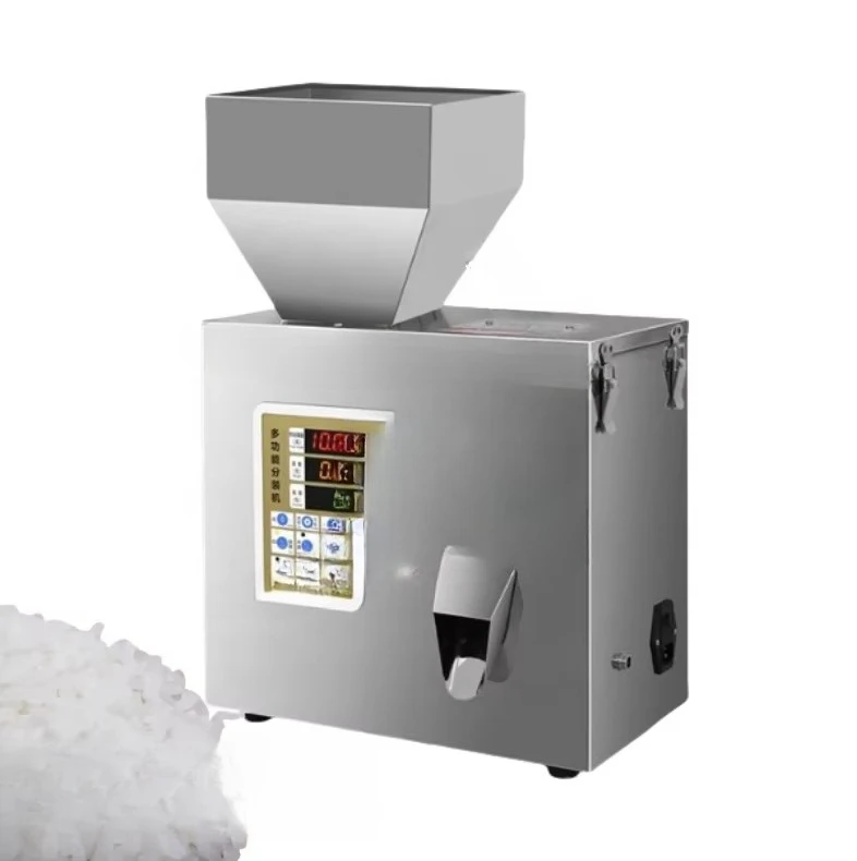 Semi-Automatic Powder Granule Filling Machine Digital Control Rice Nuts Oat Weighing Filling Counting Machine