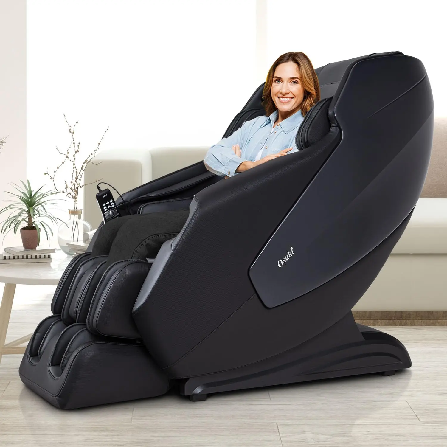 

OS-Maxim 3D LE 3D Massage Zero Gravity 38 Full Body Air Massage Lumbar Heating Foot Rollers Bluetooth Speakers